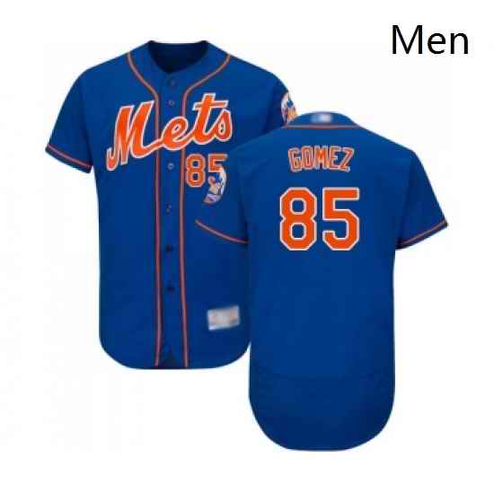 Mens New York Mets 85 Carlos Gomez Royal Blue Alternate Flex Base Authentic Collection Baseball Jersey
